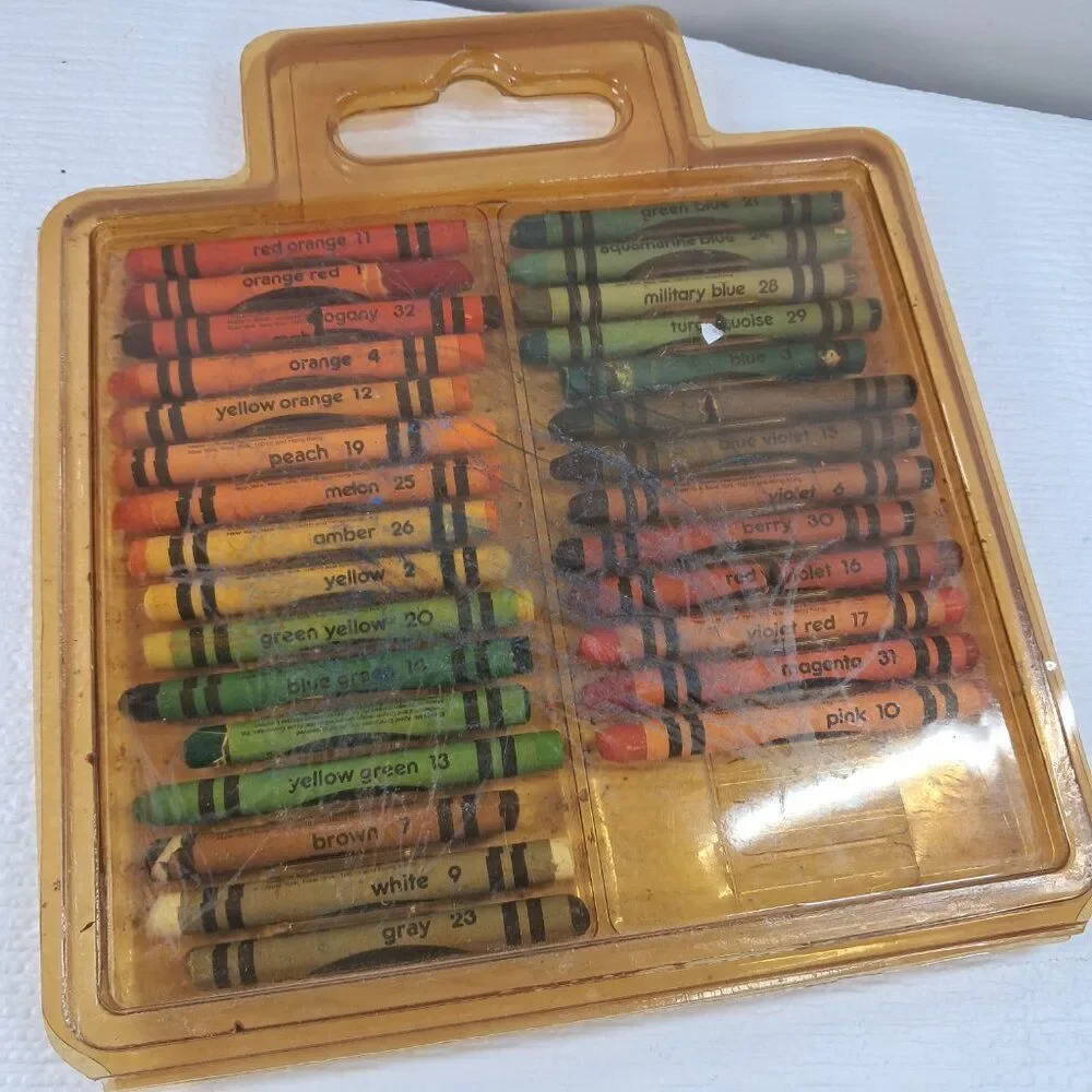 Vintage‎ Mel Appel crayon set kids art supplies Crayart crayons drawing rainbow